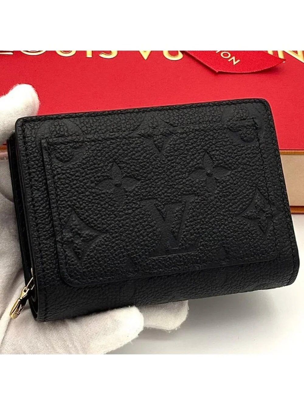 Louis Vuitton Wallet Empreinte Portefeuille Clair Black